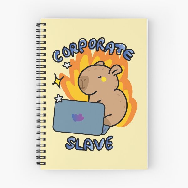 Item preview, Corporate slave capybara designed and sold by fluffyfamcraft.