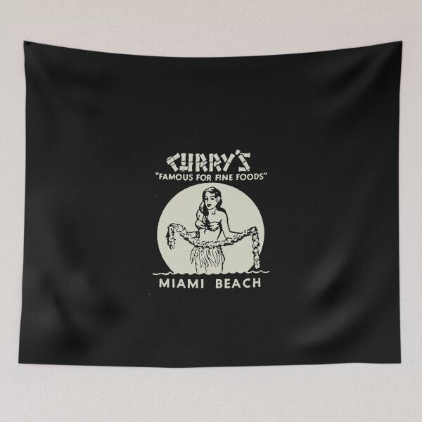 Item preview, Vintage Curry's - Miami Beach, Florida designed and sold by QuayTradingCo.
