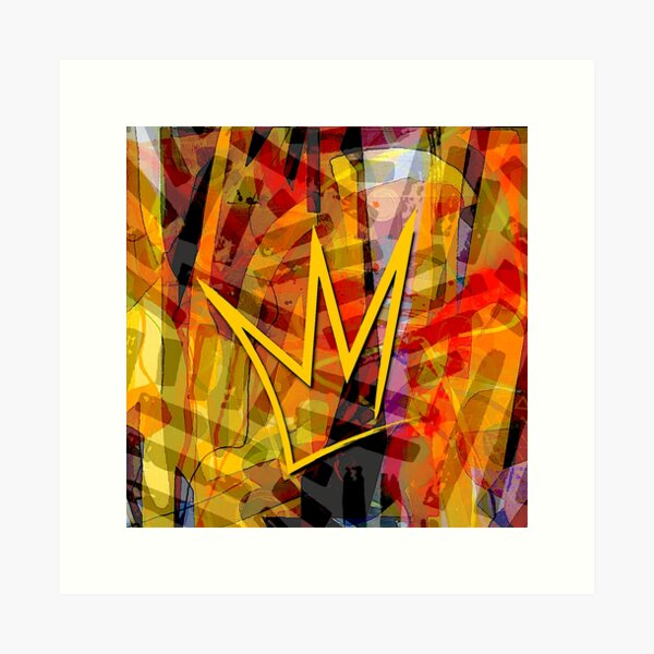 Item preview, Golden Crown Abstract designed and sold by ViaARTfactory.