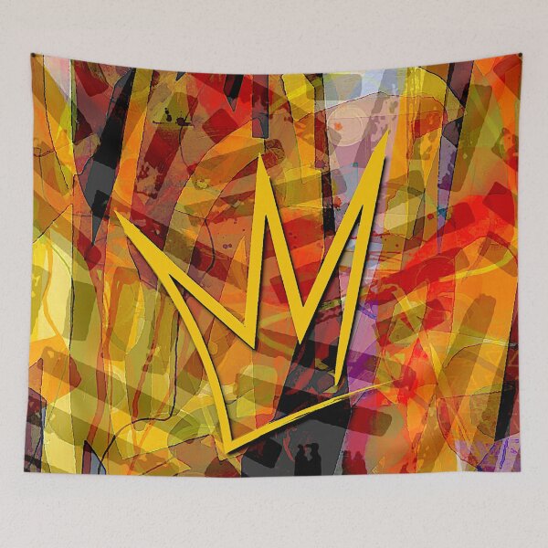 Item preview, Golden Crown Abstract designed and sold by ViaARTfactory.