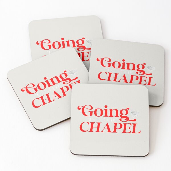 Item preview, Going to the Chapel Red Wedding Party  designed and sold by Stickers by @molllyclare.