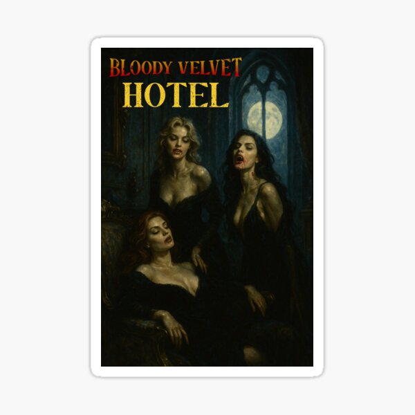 Artikel-Vorschau von Bloody Velvet Hotel, designt und verkauft von EnjoyaGift.