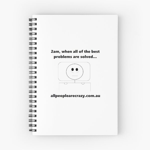 Item preview, 2am, when all the best problems are solved designed and sold by All People Are Crazy.