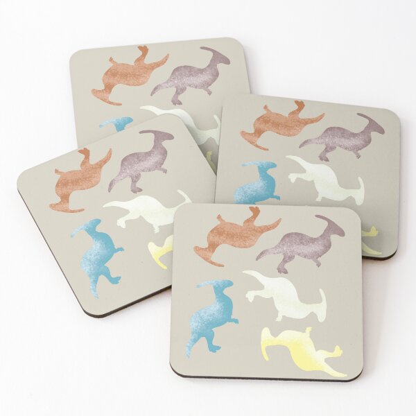 Item preview, Parasaurolophus Dinosaur Pattern (Fossil Tan) designed and sold by BLAAAAASK.