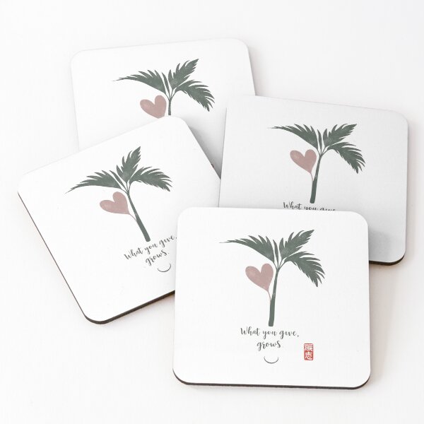 Item preview, "Minimalist 'What You Give, Grows' Mindful Positive Quote Tee, Inspirational Kindness Shirt for Self-Growth & Gratitude" designed and sold by 50ファイターJP.
