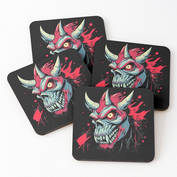 Item preview, Punk Demon Skull Head – Horror Graffiti Monster designed and sold by UNK-Fatigues.