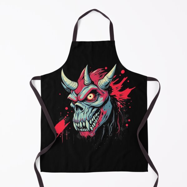Item preview, Punk Demon Skull Head – Horror Graffiti Monster designed and sold by UNK-Fatigues.