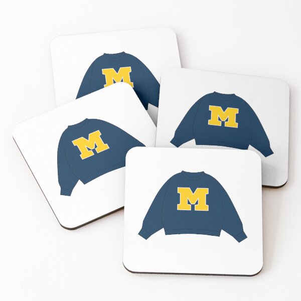 Item preview, Michigan "M" Sweatshirt Sticker designed and sold by skybluepink studio.