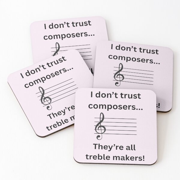 Item preview, Composers are treble makers designed and sold by Kilted Owl.