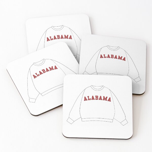 Item preview, Alabama White Sweatshirt Sticker designed and sold by skybluepink studio.