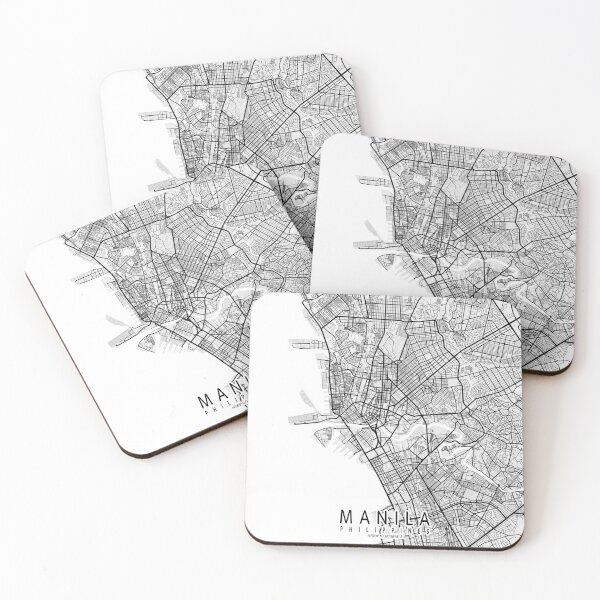 Item preview, Manila City Map of the Philippines Light designed and sold by deMAP.