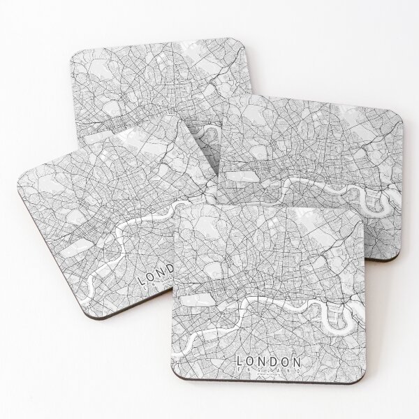Item preview, London City Map of England Light designed and sold by deMAP.