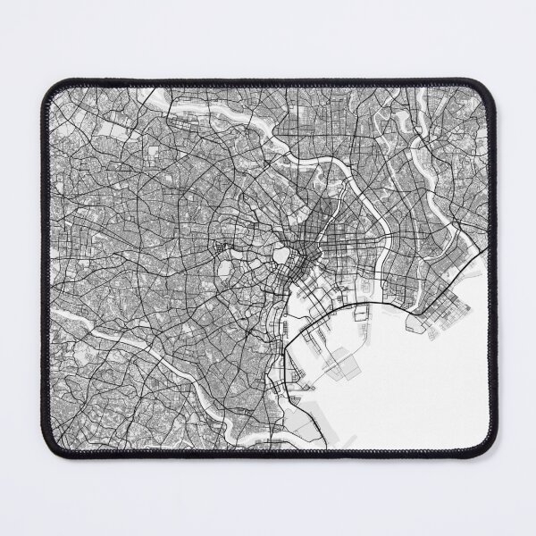 Item preview, Tokyo City Map of Japan - Light Minimalist designed and sold by deMAP.