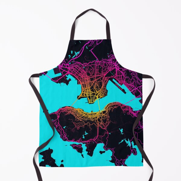 Item preview, Hong Kong City Map of China Neon designed and sold by deMAP.