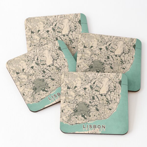 Item preview, Lisbon City Map of Portugal - Vintage designed and sold by deMAP.