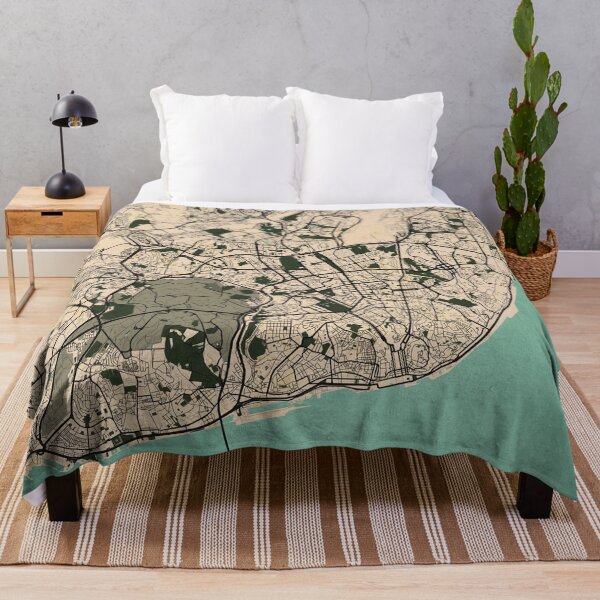 Item preview, Lisbon City Map of Portugal - Vintage designed and sold by deMAP.
