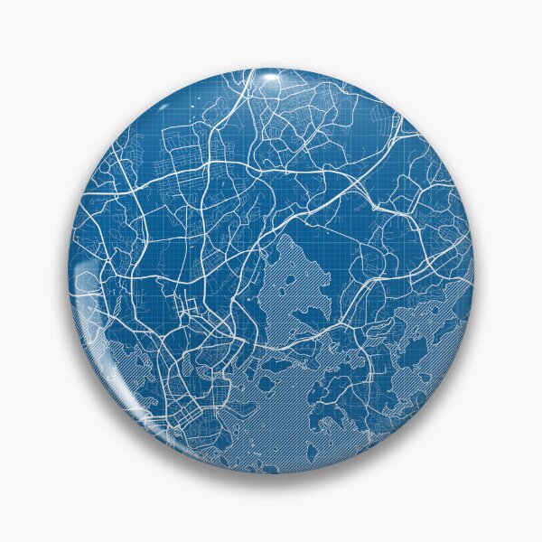 Item preview, Helsinki City Map of Finland - Blueprint designed and sold by deMAP.