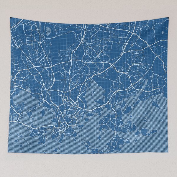 Item preview, Helsinki City Map of Finland - Blueprint designed and sold by deMAP.