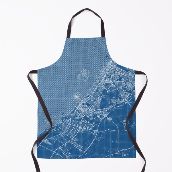 Item preview, Dubai City Map of United Arab Emirates - Blueprint designed and sold by deMAP.