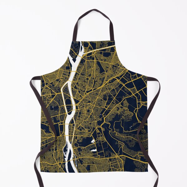 Item preview, Cairo, Egypt City Map - Gold Art Deco designed and sold by deMAP.