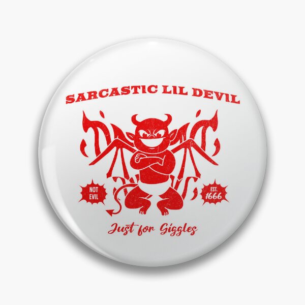 Item preview, Sarcastic Devil Energy – Handle With Sin designed and sold by DarkSenseDesign.