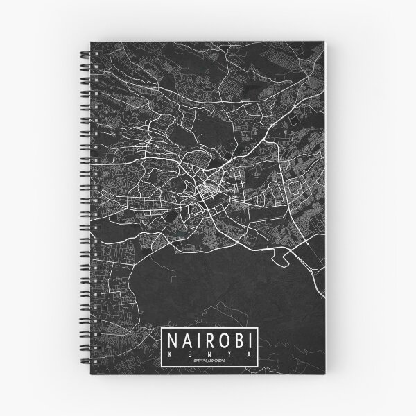Item preview, Nairobi City Map of Kenya - Dark Grunge designed and sold by deMAP.
