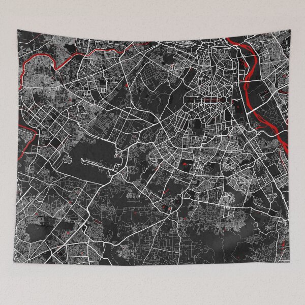 Item preview, New Delhi City Map of India - Oriental designed and sold by deMAP.