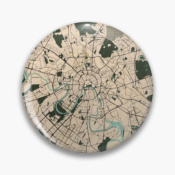 Item preview, Moscow City Map of Russia - Old Vintage designed and sold by deMAP.