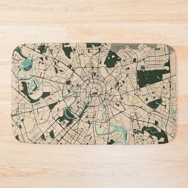 Item preview, Moscow City Map of Russia - Old Vintage designed and sold by deMAP.