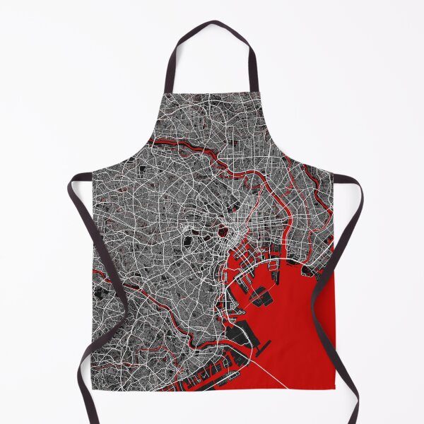 Item preview, Tokyo City Map of Japan - Oriental Red designed and sold by deMAP.