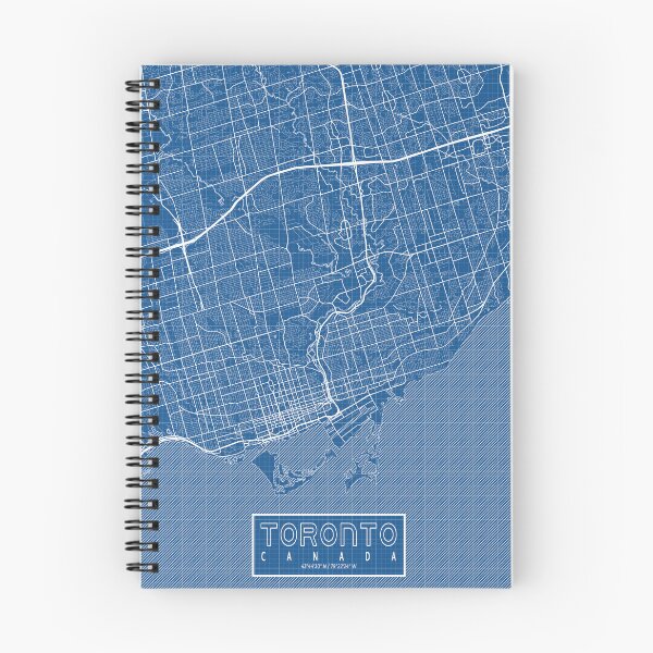 Item preview, Toronto City Map of Canada - Blueprint designed and sold by deMAP.