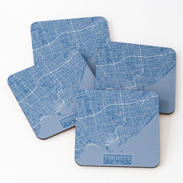Item preview, Toronto City Map of Canada - Blueprint designed and sold by deMAP.