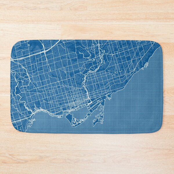 Item preview, Toronto City Map of Canada - Blueprint designed and sold by deMAP.