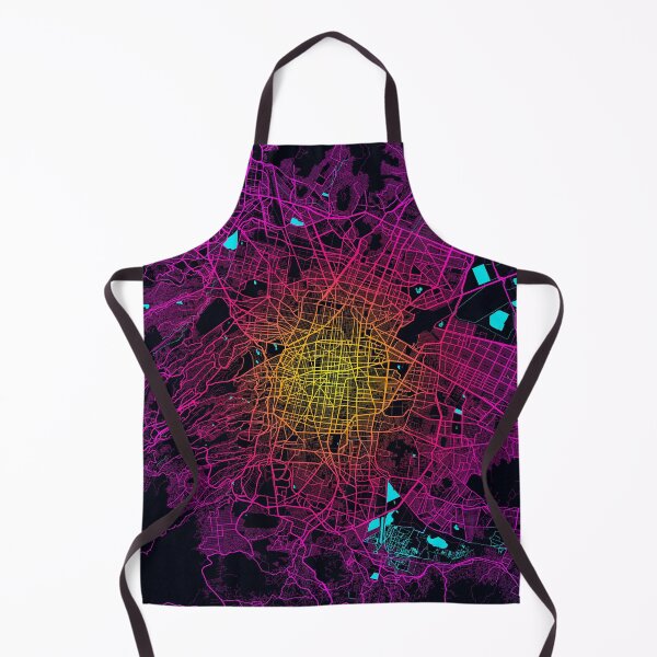 Item preview, Mexico City Map in Neon Lights designed and sold by deMAP.