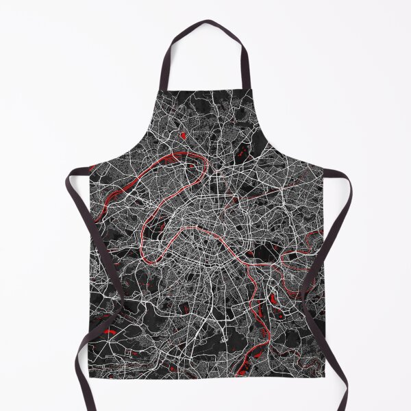 Item preview, Paris City Map of France in Oriental Red designed and sold by deMAP.