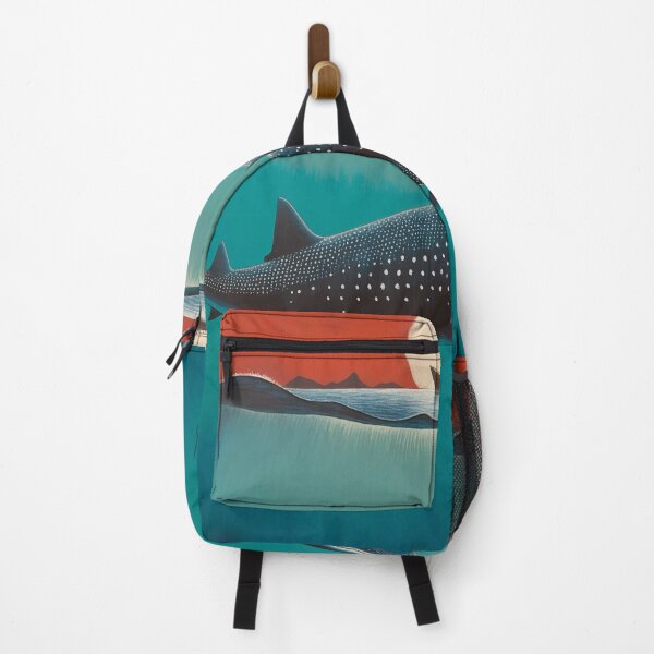 Item preview, Whale Shark At Sunset Mexican Surrealist Painting Tamayo designed and sold by retrographics.