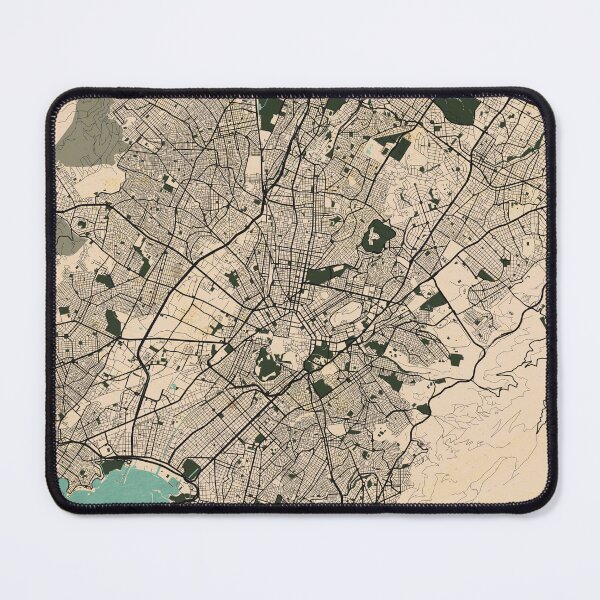 Item preview, Athens City Map of Greece - Vintage designed and sold by deMAP.