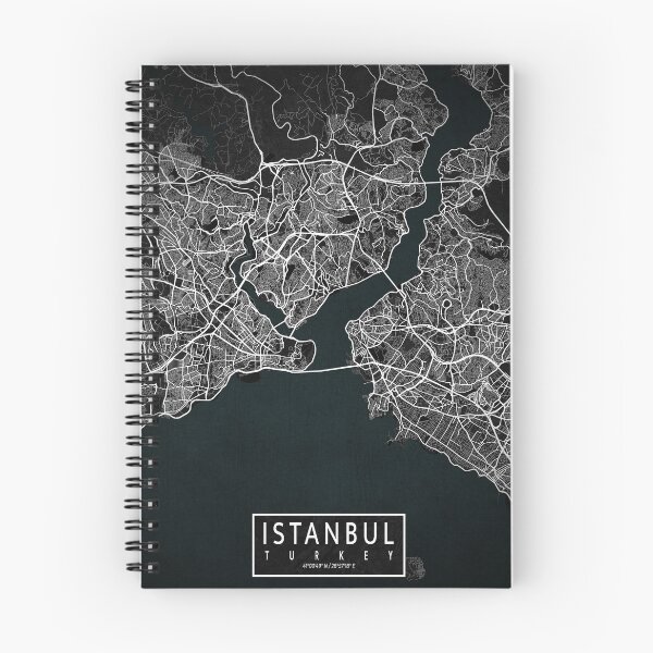 Item preview, Istanbul City Map of Turkey - Dark designed and sold by deMAP.