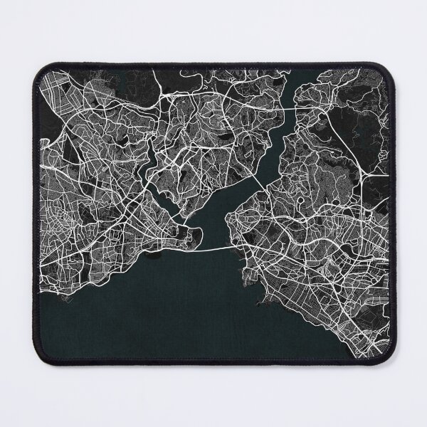 Item preview, Istanbul City Map of Turkey - Dark designed and sold by deMAP.
