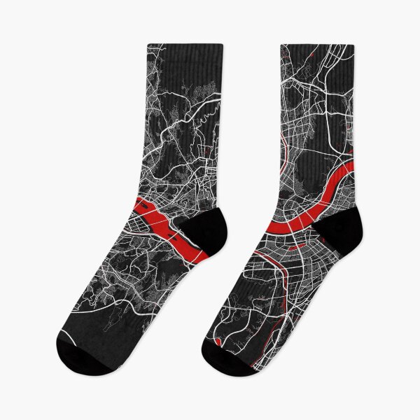 Item preview, Seoul City Map of South Korea - Oriental Red designed and sold by deMAP.