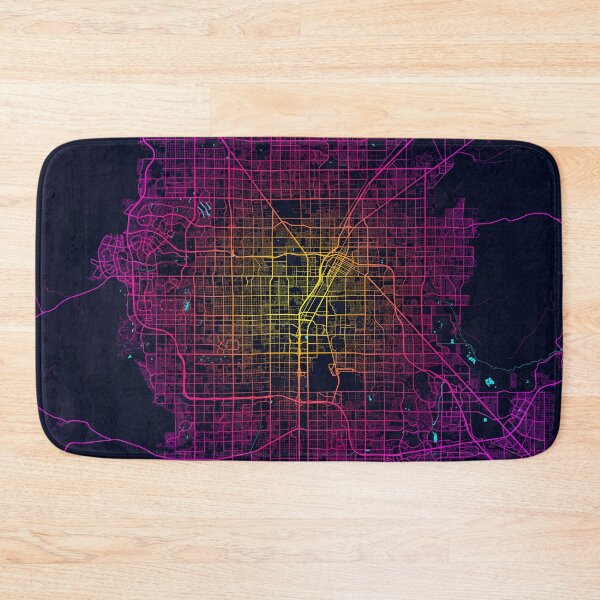 Item preview, Las Vegas City Map of Nevada, USA - Neon designed and sold by deMAP.