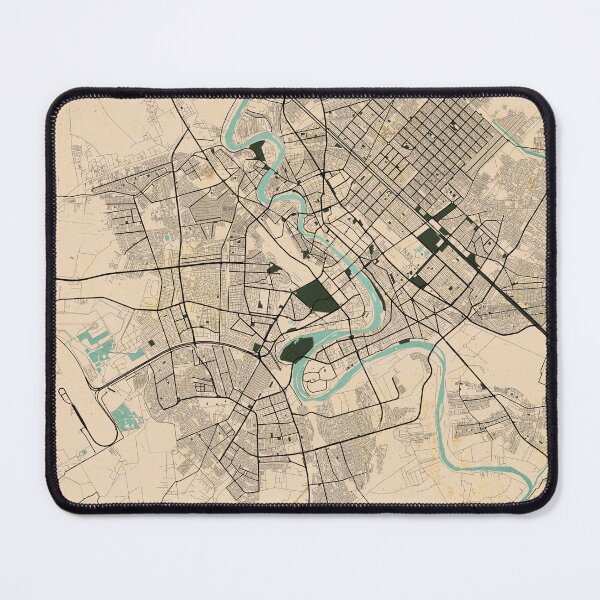 Item preview, Baghdad City Map of Iraq - Vintage designed and sold by deMAP.