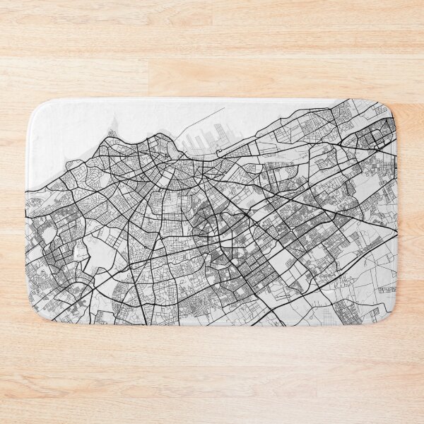 Item preview, Casablanca City Map of Morocco - Light designed and sold by deMAP.