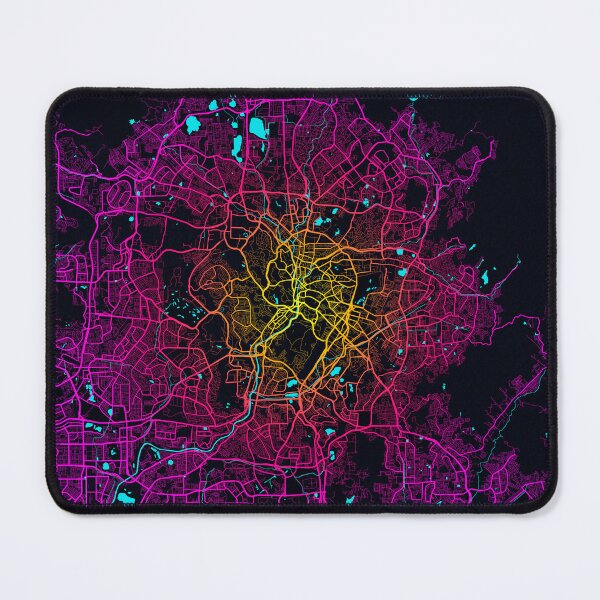 Item preview, Kuala Lumpur City Map of Malaysia - Neon designed and sold by deMAP.
