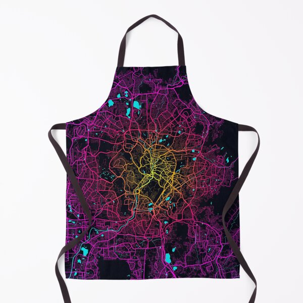 Item preview, Kuala Lumpur City Map of Malaysia - Neon designed and sold by deMAP.