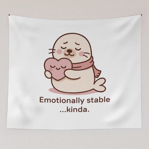Item preview, INFJ kawaii seal – dreamy, mysterious, and totally cute! designed and sold by SealSquad.