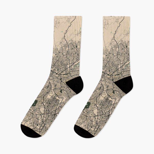 Item preview, Sao Paulo City Map of Brazil - Old Vintage designed and sold by deMAP.
