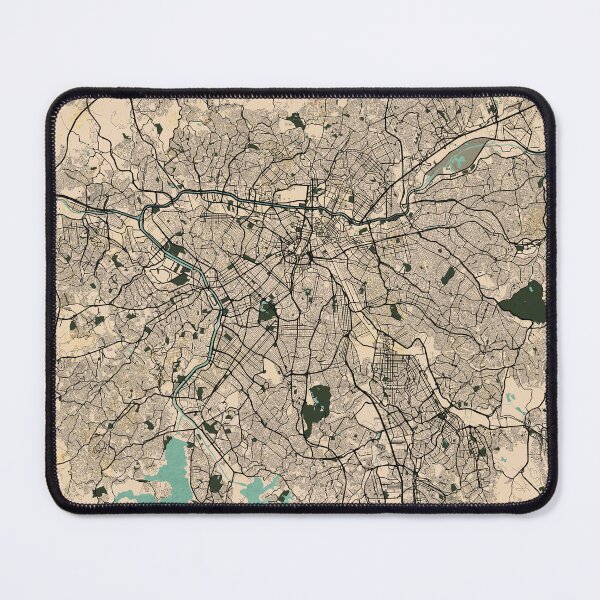 Item preview, Sao Paulo City Map of Brazil - Old Vintage designed and sold by deMAP.