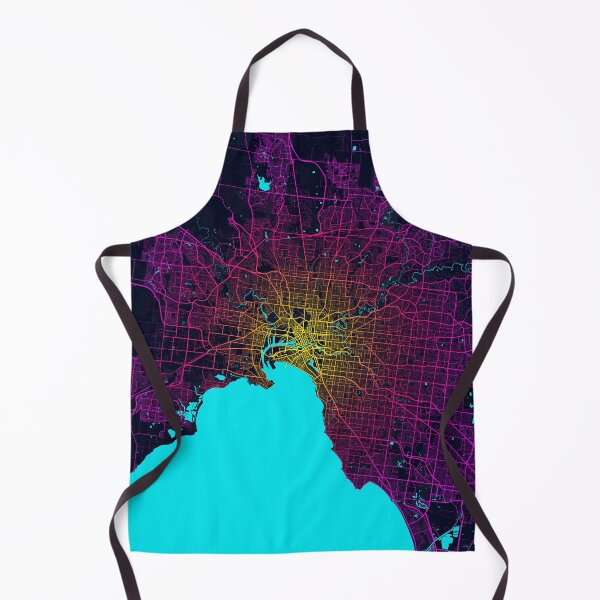 Item preview, Melbourne City Map of Australia - Neon designed and sold by deMAP.