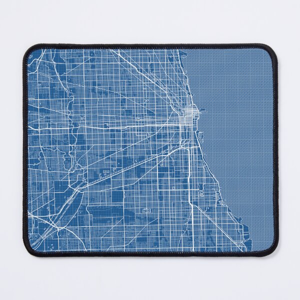 Item preview, Chicago City Map of the United States - Blueprint designed and sold by deMAP.